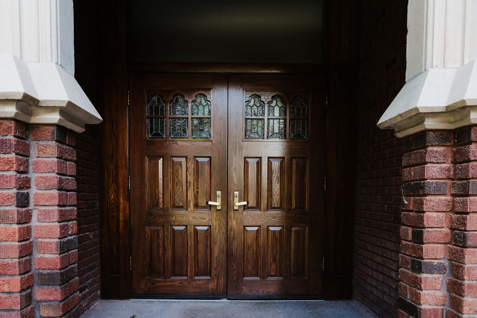 Stained Doors Full View